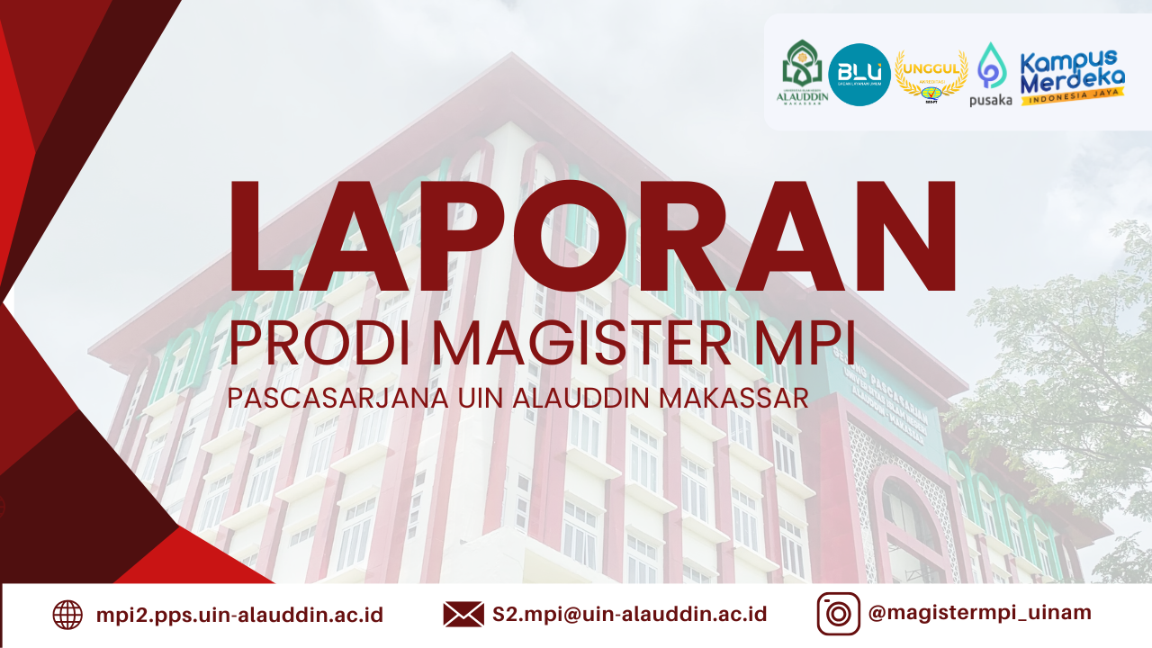 LAPORAN PRODI MAGISTER MPI
