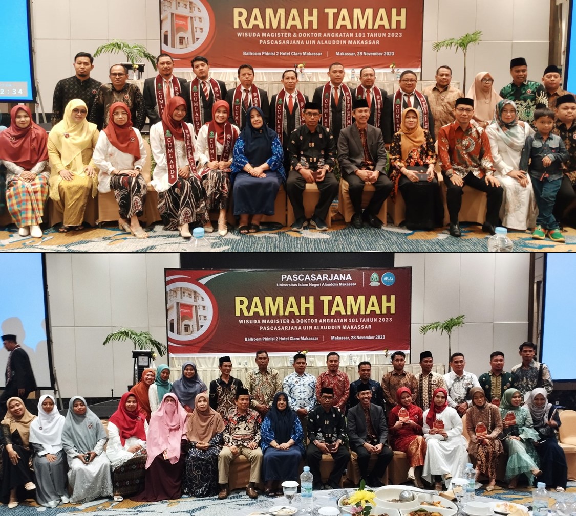 Pascasarjana UIN Alauddin Makassar Menggelar Kegiatan Ramah Tamah untuk Wisudawan Program Magister dan Doktor Angkatan 101