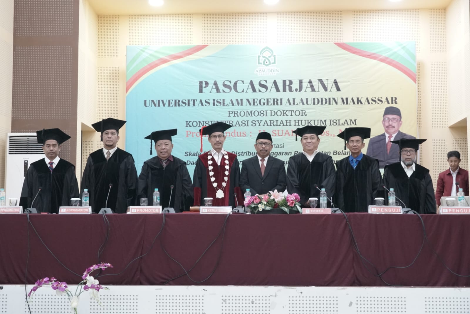 Kaji Distribusi APBD, Sekda Mamuju Berhasil Raih Doktor di UIN Alauddin Makassar 