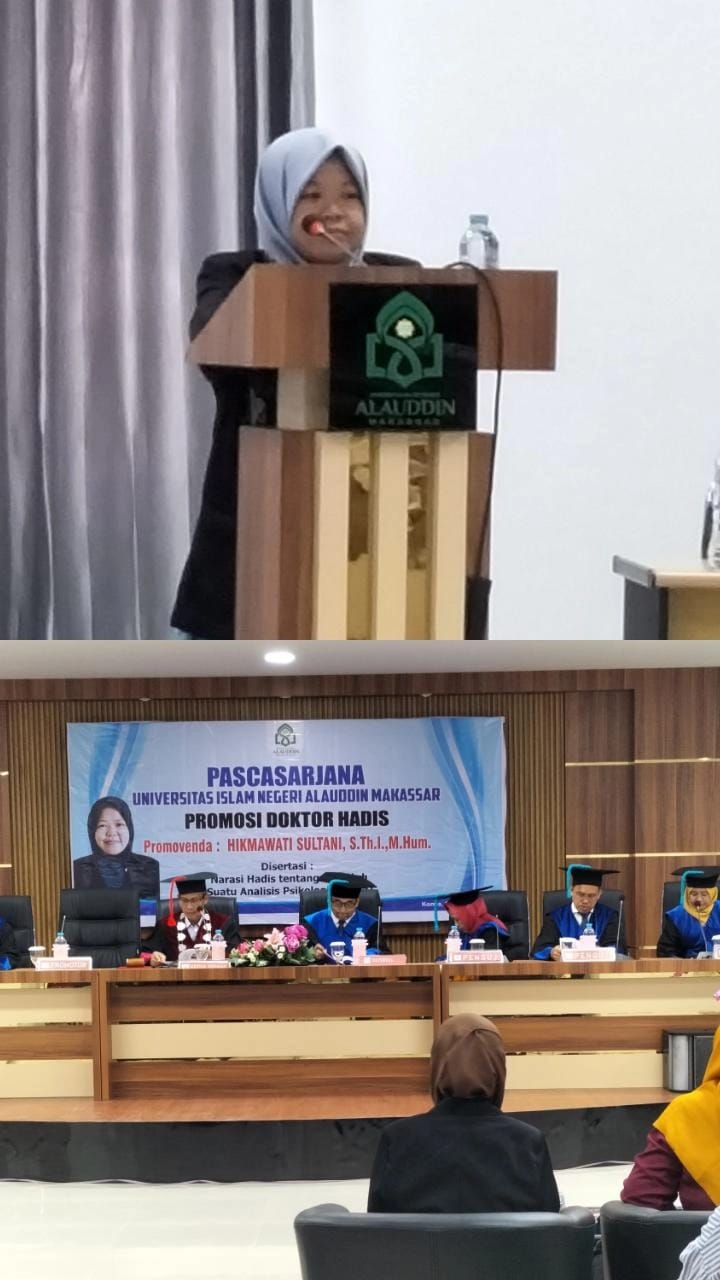 Hikmawati Sultani Berhasil Raih Gelar Doktor di UIN Alauddin Makassar Dalam Bidang Hadis