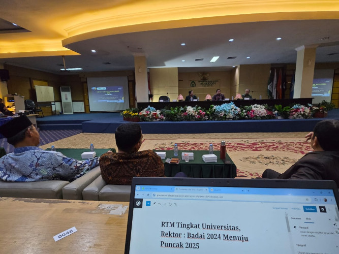 Kaprodi Magister Ilmu Hadis Menghadiri Rapat Tinjauan Manajemen (RTM) Tingkat Universitas: Membangun Soliditas Bersama